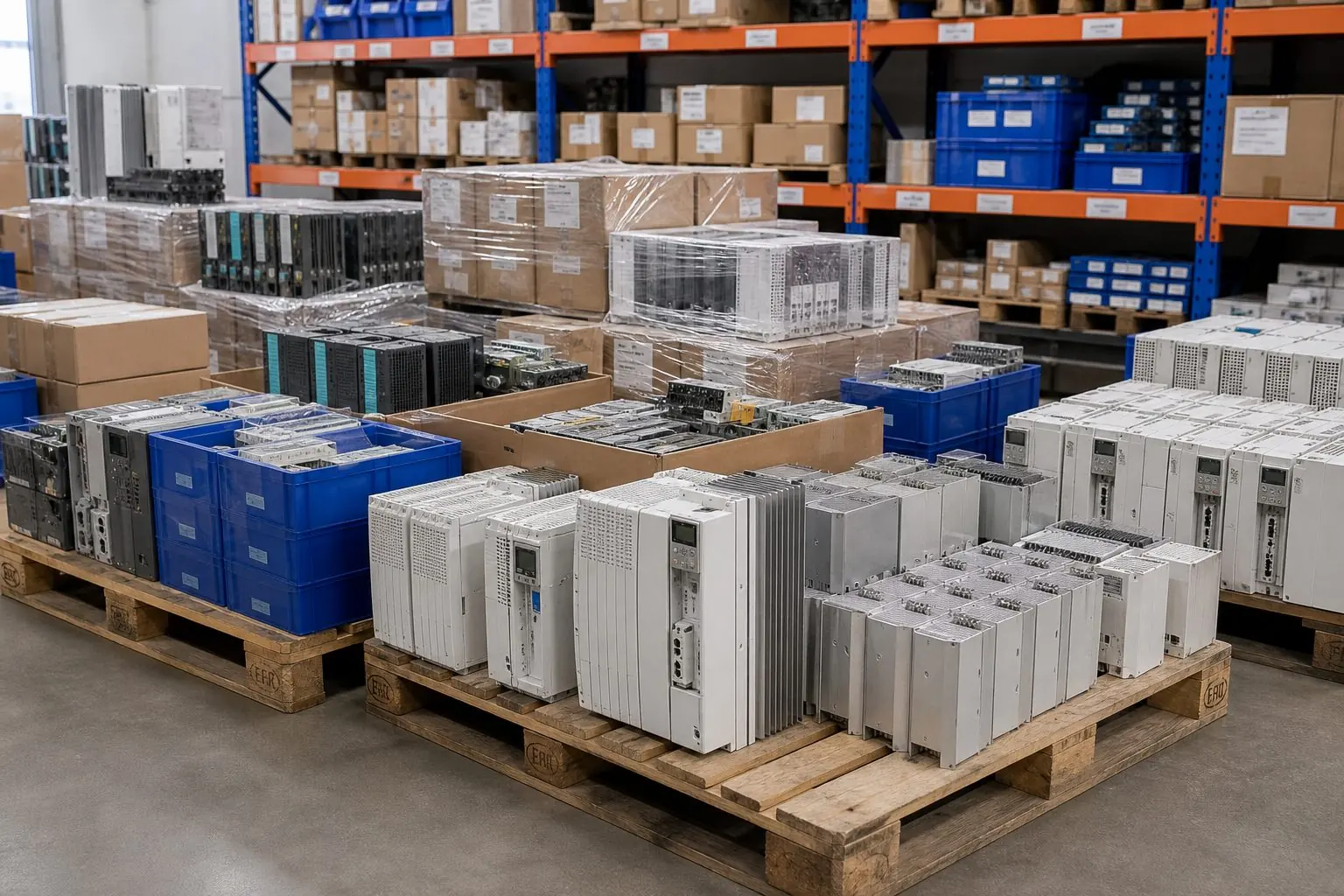 Lenze Frequenzumrichter als Palettenware und Restbestand im Lager